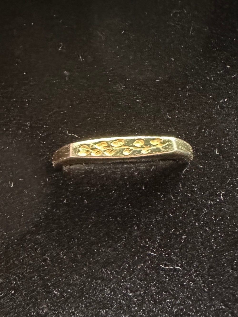 Gold-Plated Silver Ring - Size 7